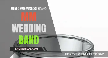 Curcumference of Standard Wedding Bands