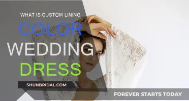 Custom Lining Colors: Your Wedding Dress, Your Way