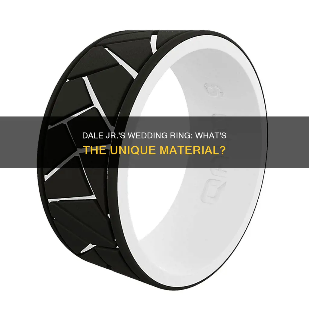 what is dale jr wedding ring made of