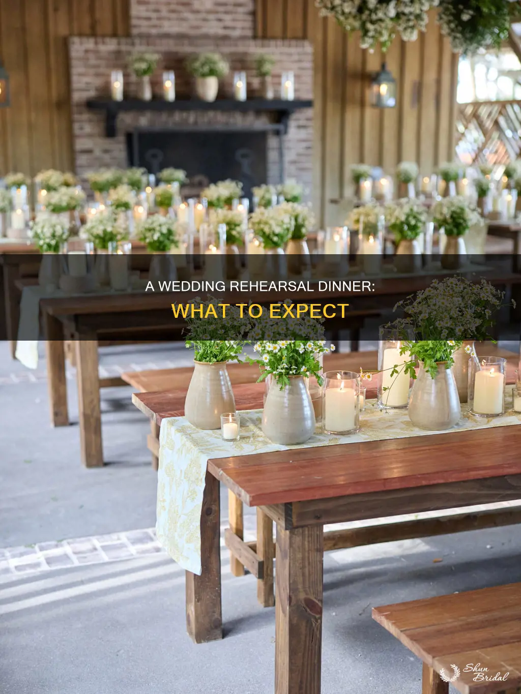 what is done at a wedding rehearsal dinner