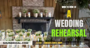 Wedding Rehearsal: Final Preparations and Run-Through