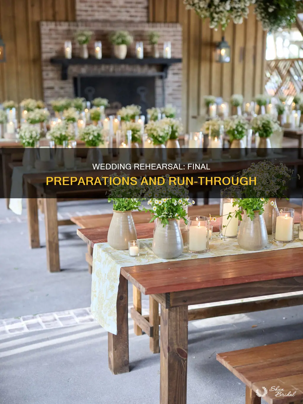 what is done at a wedding rehearsal