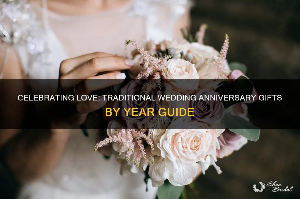 what is each wedding year anniversary gift