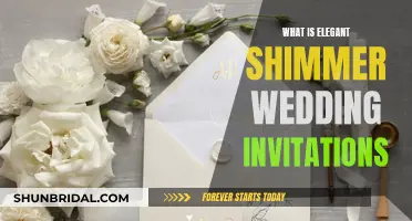 Elegant Shimmer Wedding Invitations: Make Your Guests Say Wow