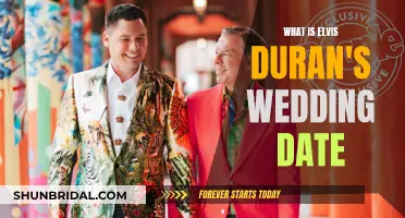 Elvis Duran's Wedding Date Revealed