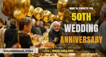 Celebrating 50 Years: Etiquette Tips for a Golden Wedding Anniversary