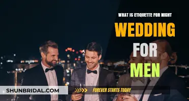 Night Wedding Etiquette for Men: Dress, Behavior, and Tips