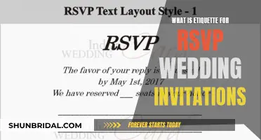 RSVP Wedding Invitation Etiquette: A Guide for Gracious Guests