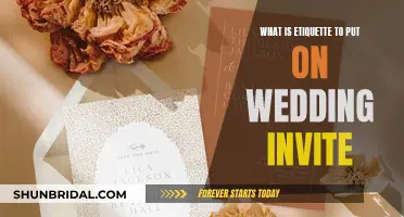 Wedding Invite Etiquette: What You Need to Know