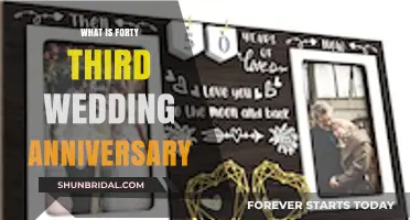 Celebrating 43 Years of Love: The Forty-Third Wedding Anniversary
