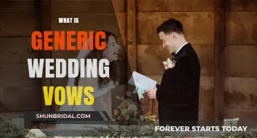 Understanding Generic Wedding Vows: Meaning, Purpose, and Personalization Tips