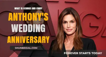 George and Cindy Anthony's Wedding Anniversary: A Date to Remember