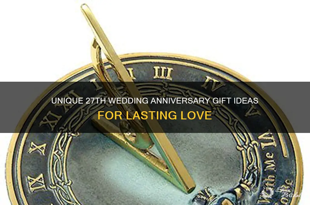 what is gift for 27th wedding anniversary