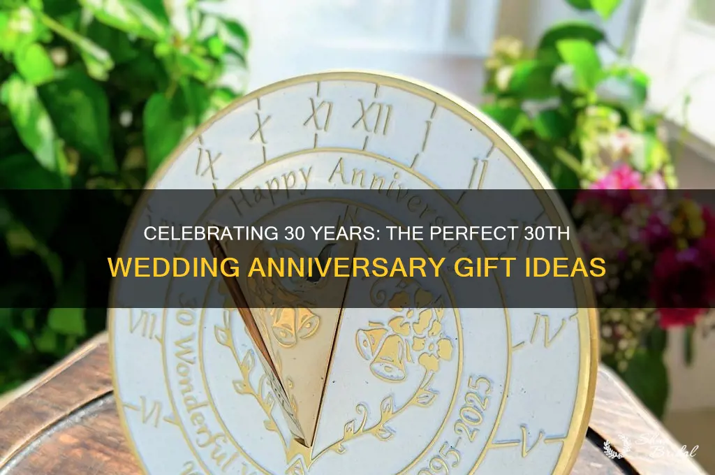 what is given for 30th wedding anniversary