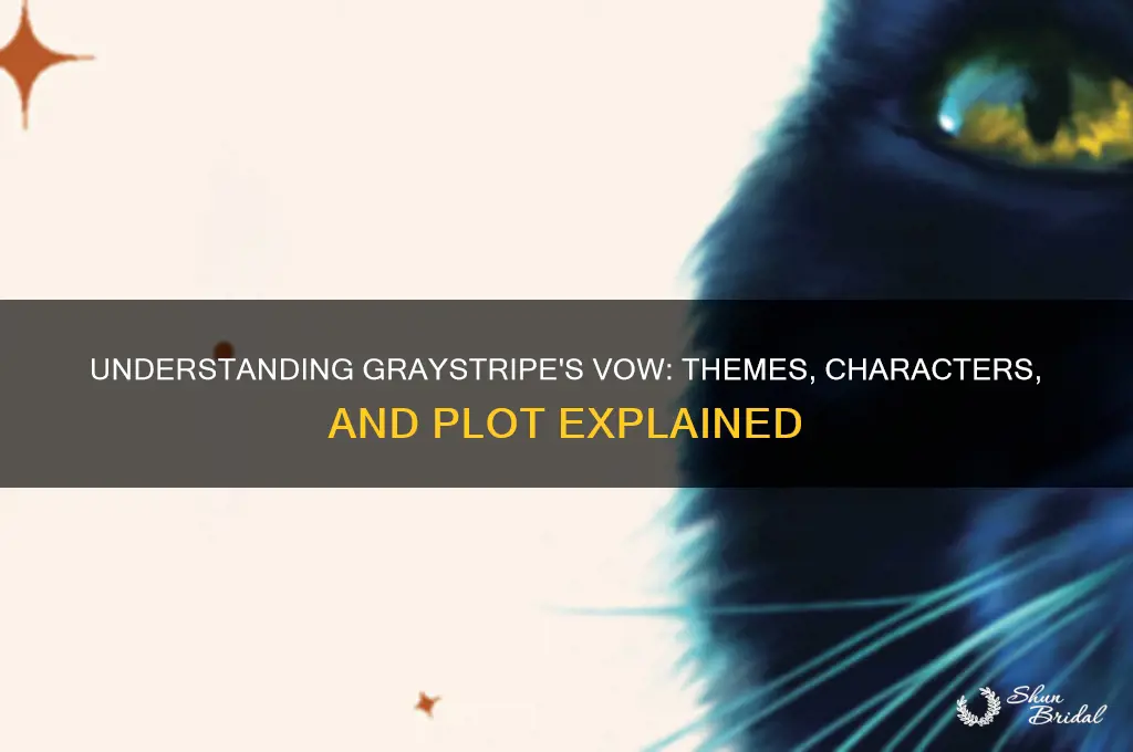 what is graystripes vow about
