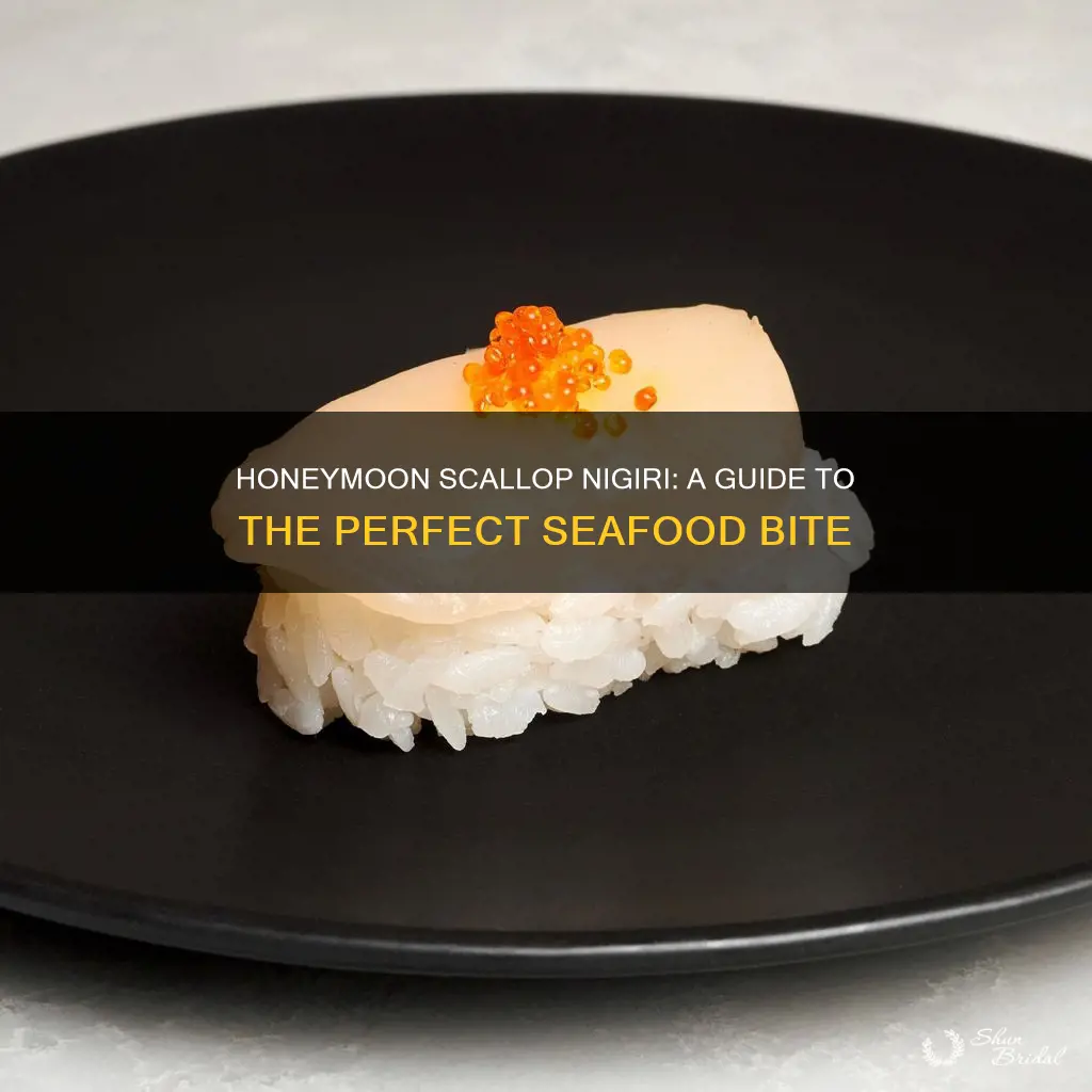 what is honeymoon scallop nigiri