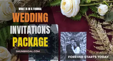 The Anatomy of a Formal Wedding Invitation Package