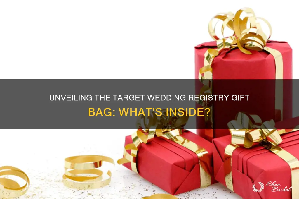 what is in the target wedding registry gift bag