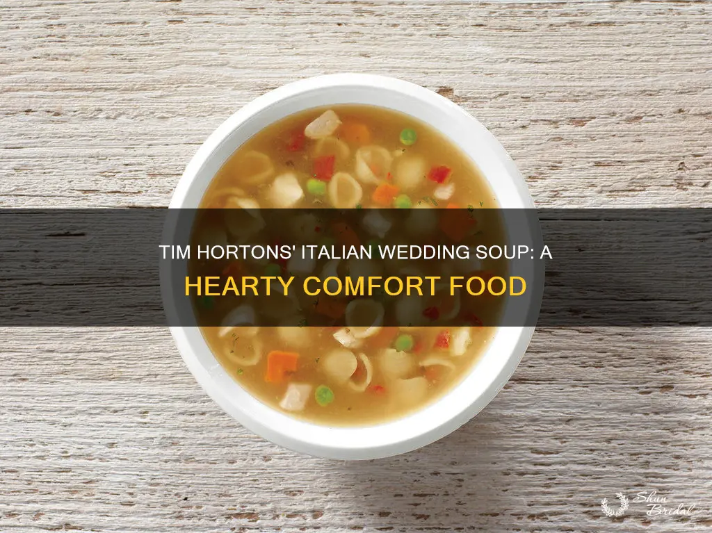 what is in tim hortons italian wedding soup