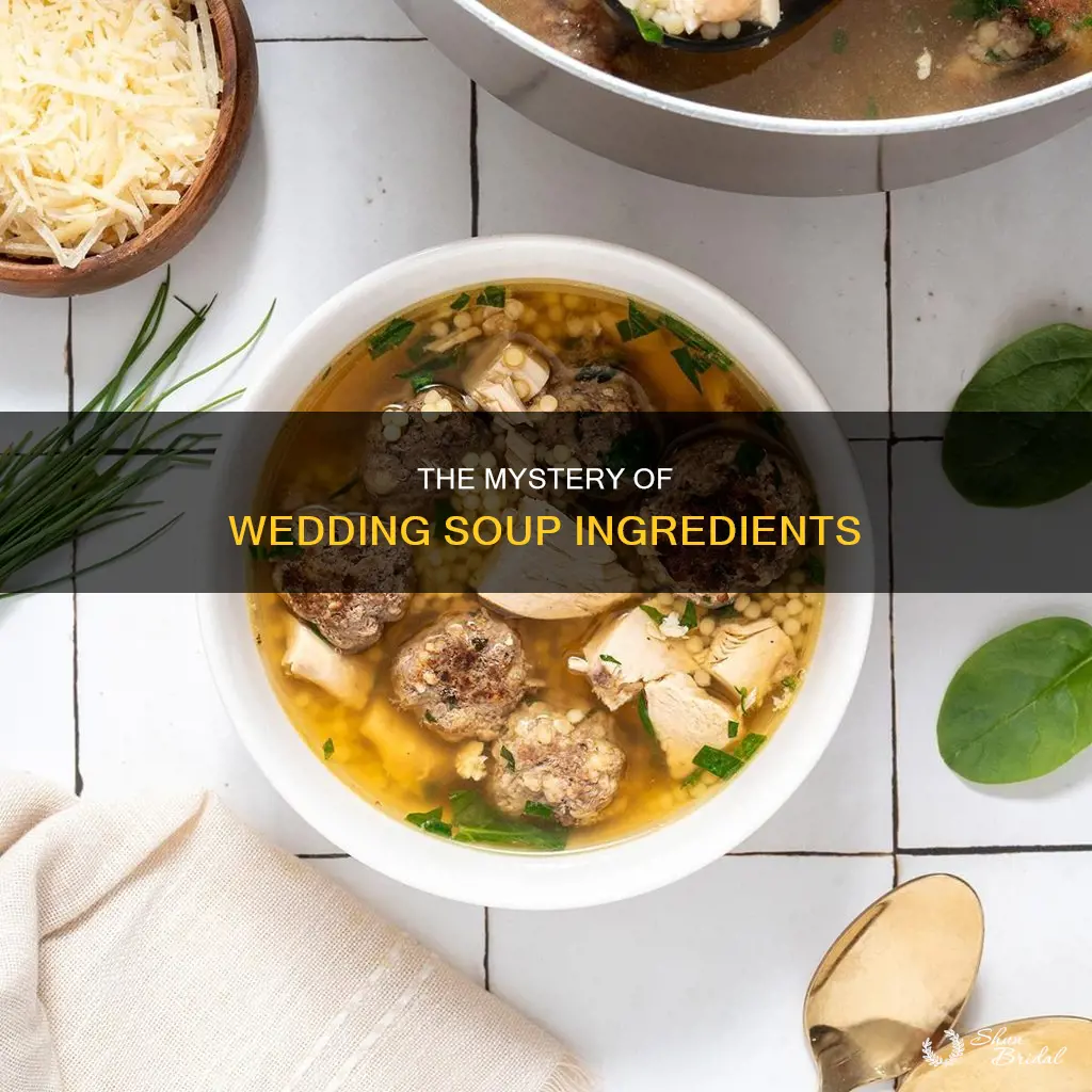 what is in wedding soup