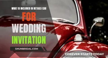 Wedding Car Details: What to Include in Your Invitation