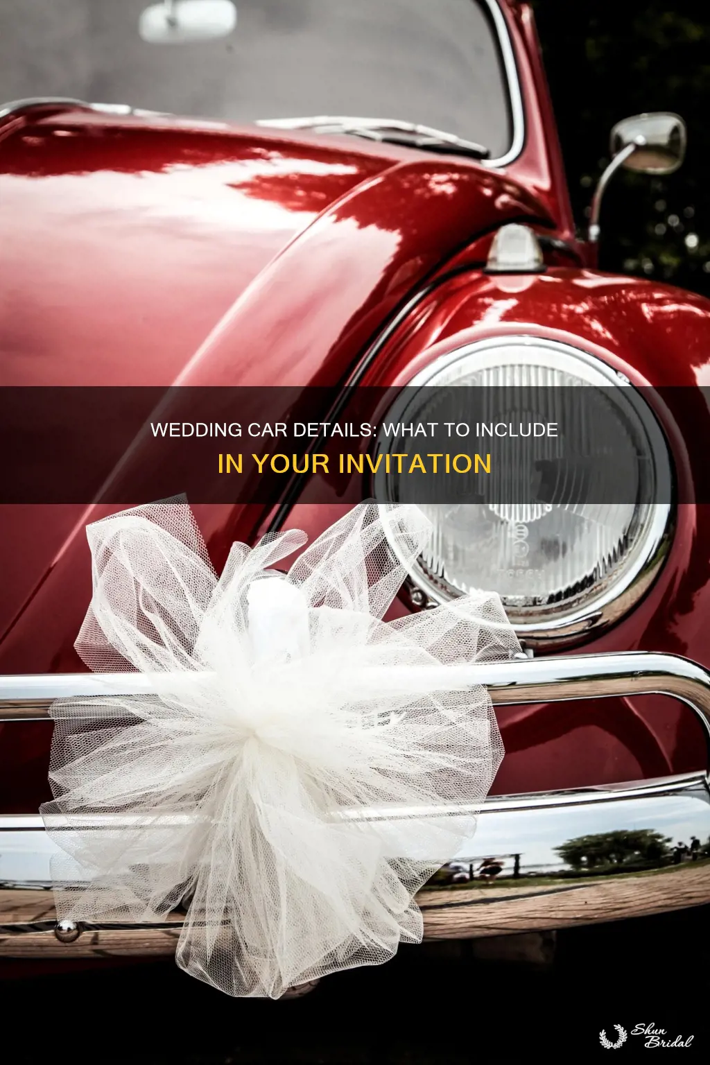 what is included in details car for wedding invitation