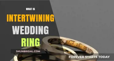 Intertwined Wedding Rings: Symbolizing Everlasting Love