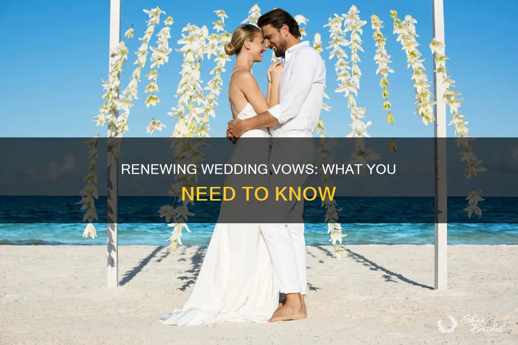 what is involved in renewing wedding vows