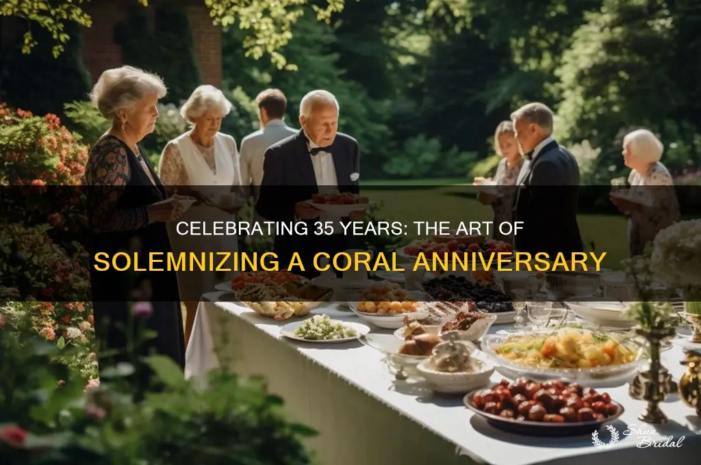 what is involved in solemnizing a thirty-five wedding anniversary