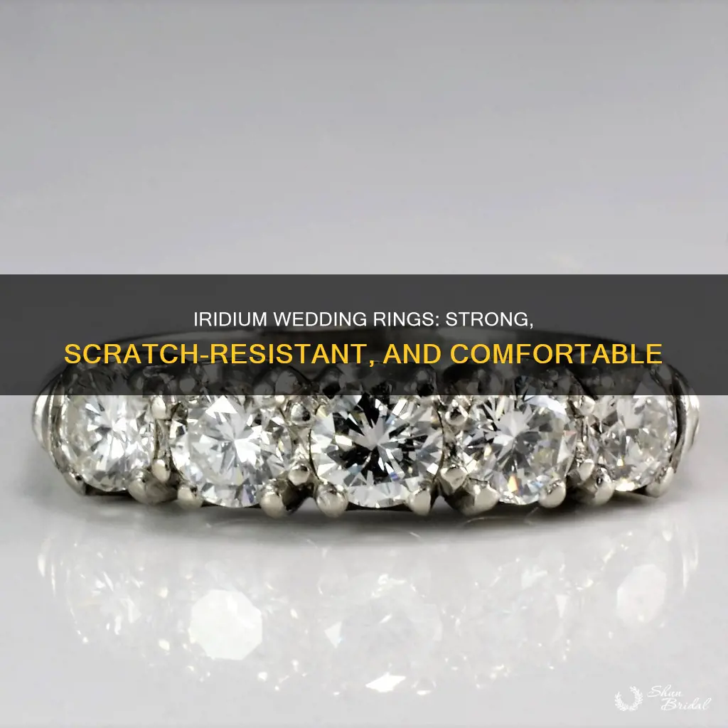 what is iridium on a wedding ring