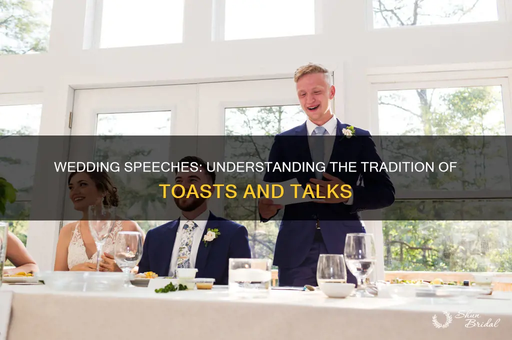 what is it called when people talk at the weddings