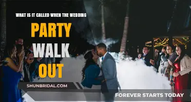 The Grand Exit: Wedding Party's Walkout Tradition Explained