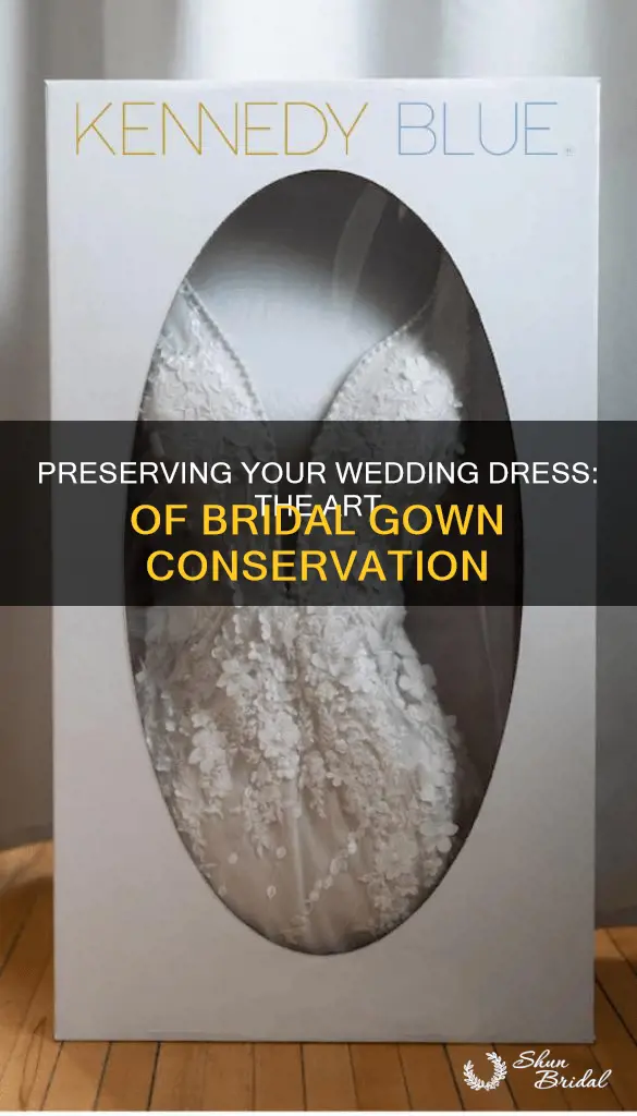 what is it called when you perserve your wedding dress