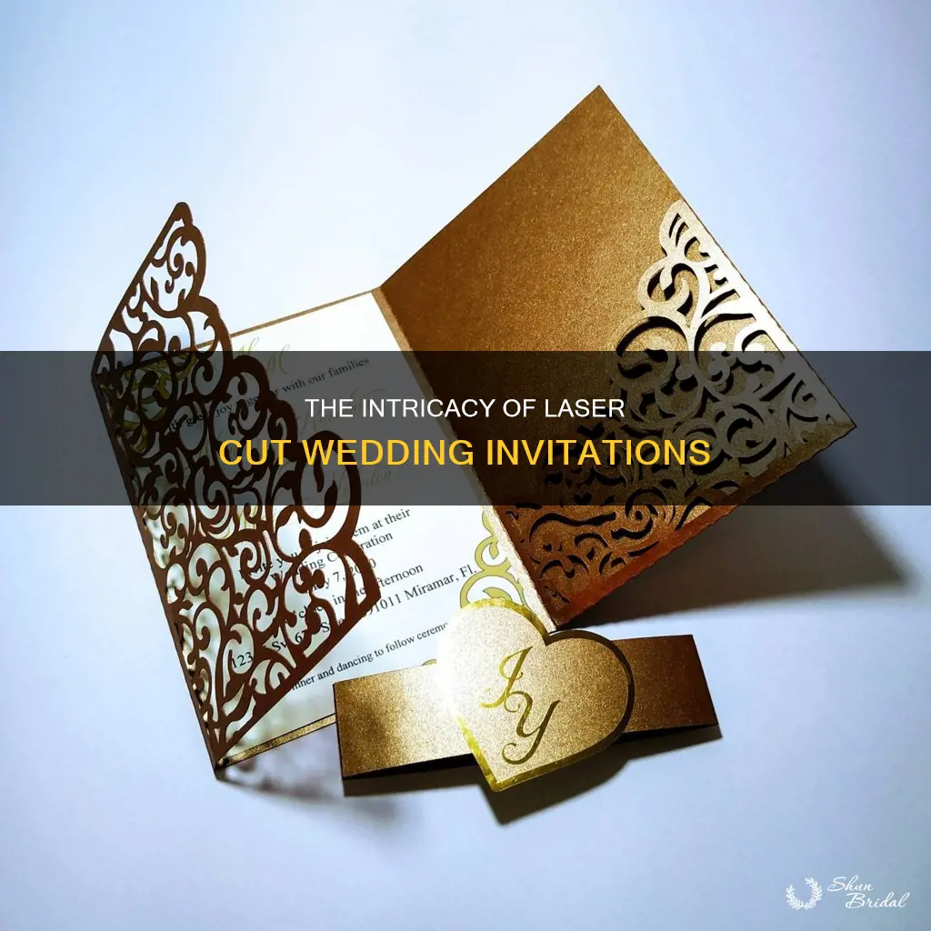 what is laser cut wedding invitations