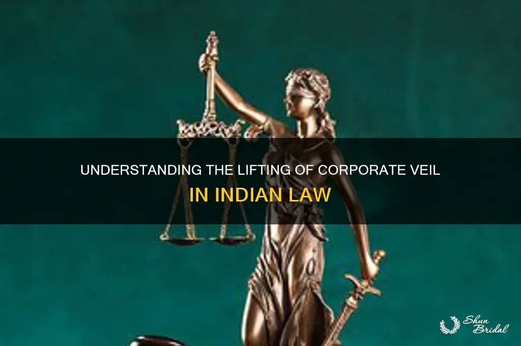 what is lifting of corporate veil in india