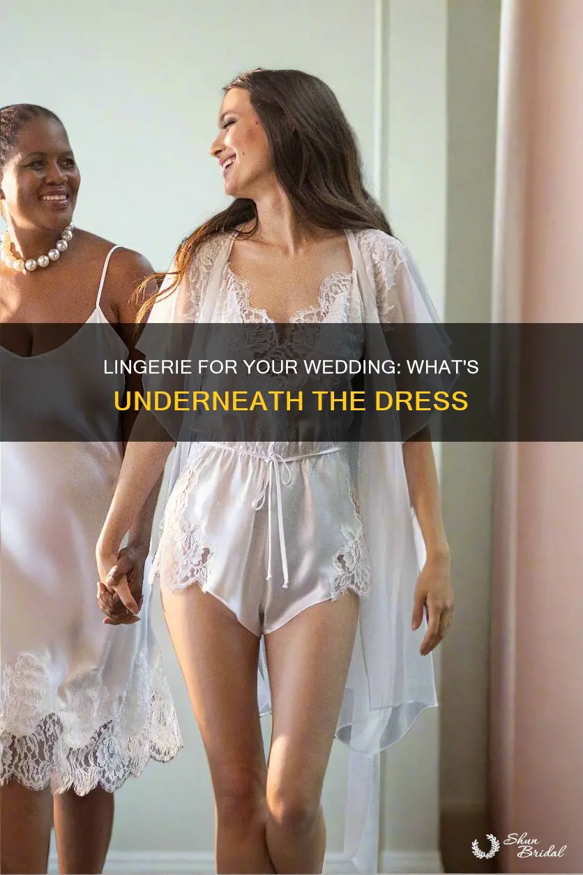 what is lingerie under wedding dress called