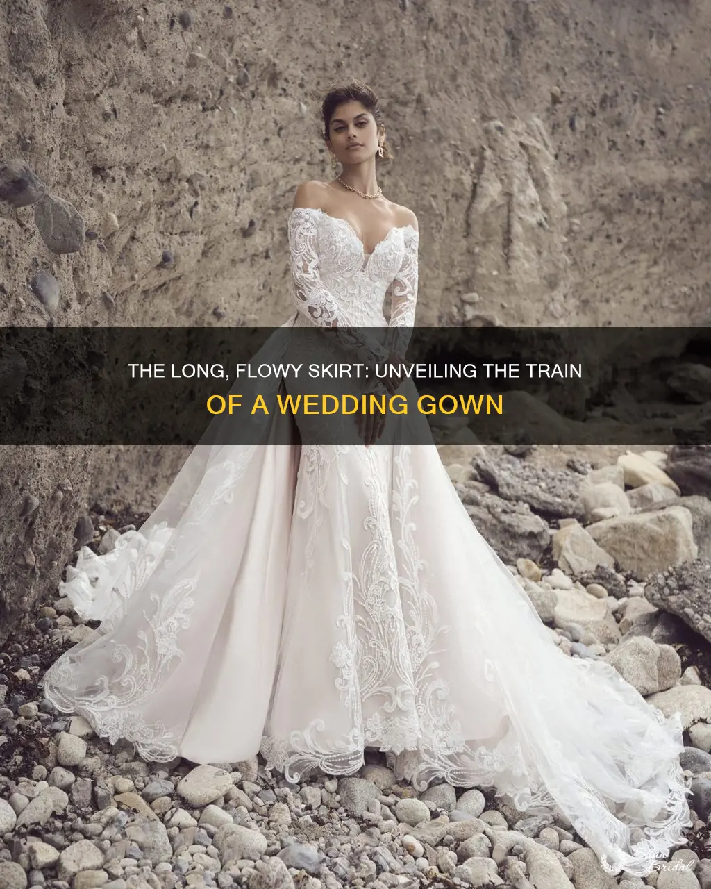 what is long part of wedding gown called