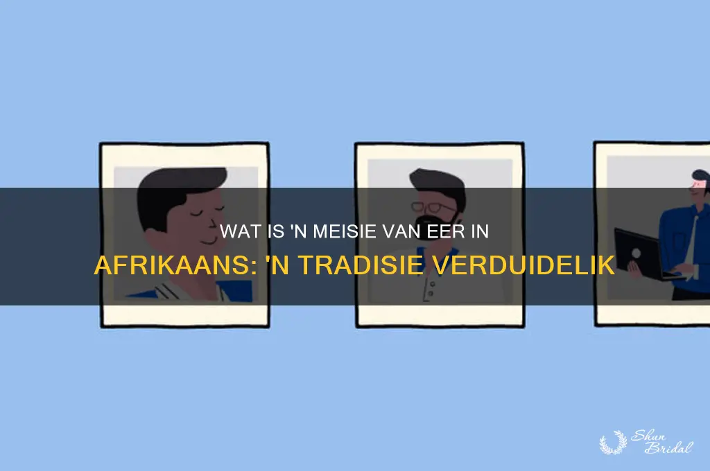 what is maid of honour in afrikaans