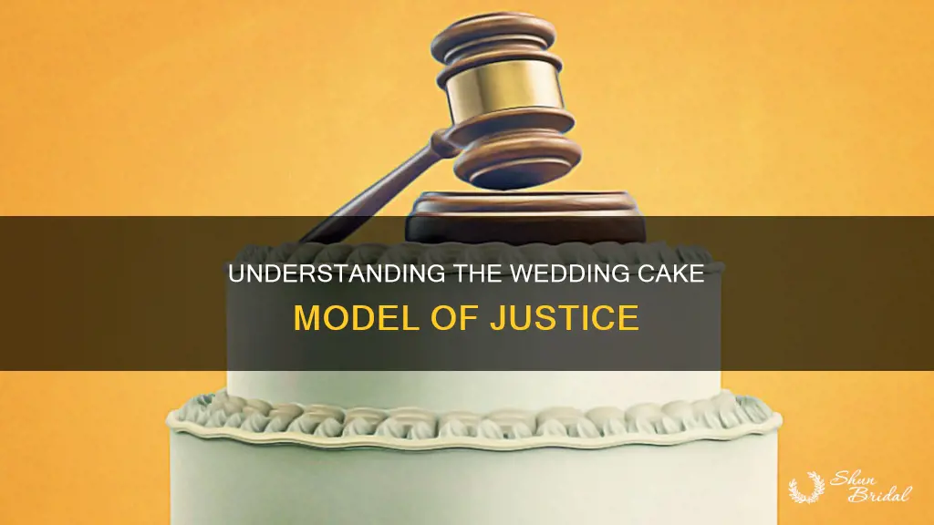 what is meant by the wedding cake model of justice