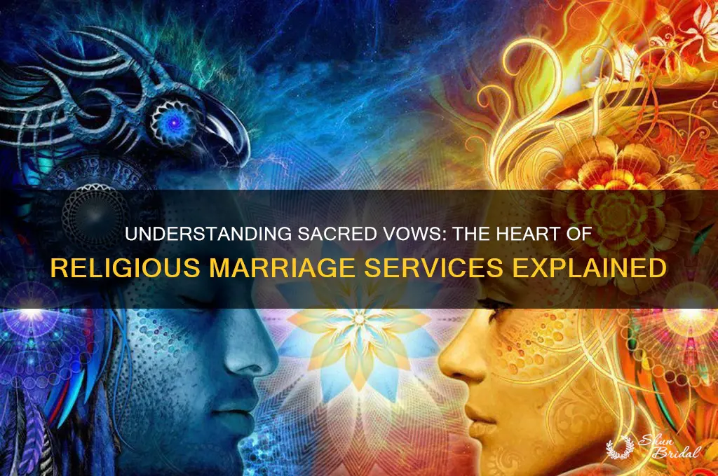 what is meant by vows in a religious marriage service