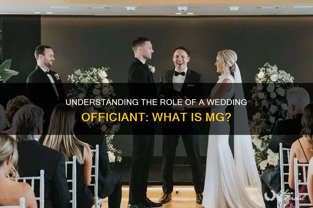 what is mg relative to performing a wedding ceremony