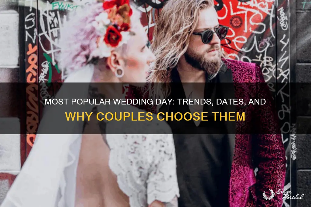 what is most popular wedding day