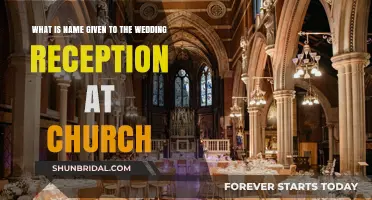 Church Wedding Receptions: What's in a Name?