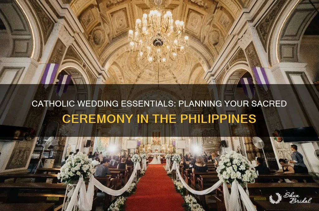 what is needed for a catholic wedding ceremony philippines