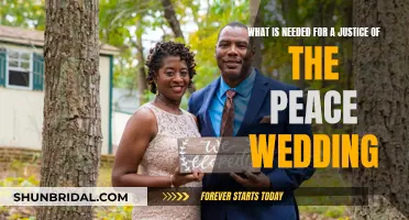 A Justice of the Peace Wedding: What You Need