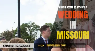 How to Officiate a Wedding in Missouri