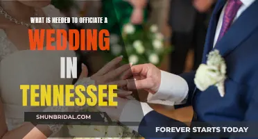 Tennessee Wedding Officiation: Requirements and Steps
