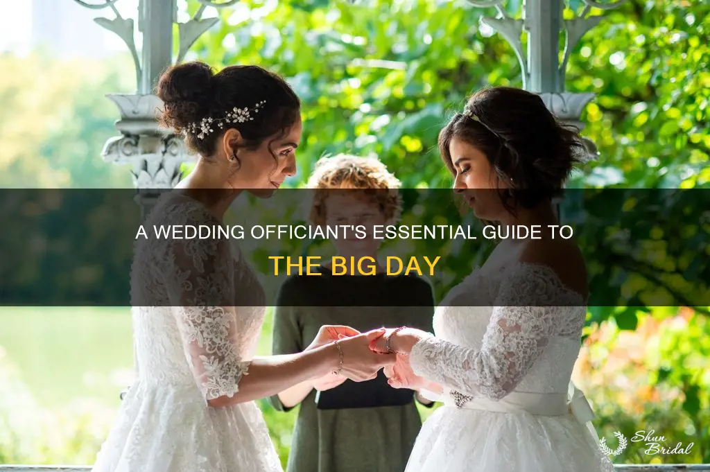 what is needed to officiate a wedding