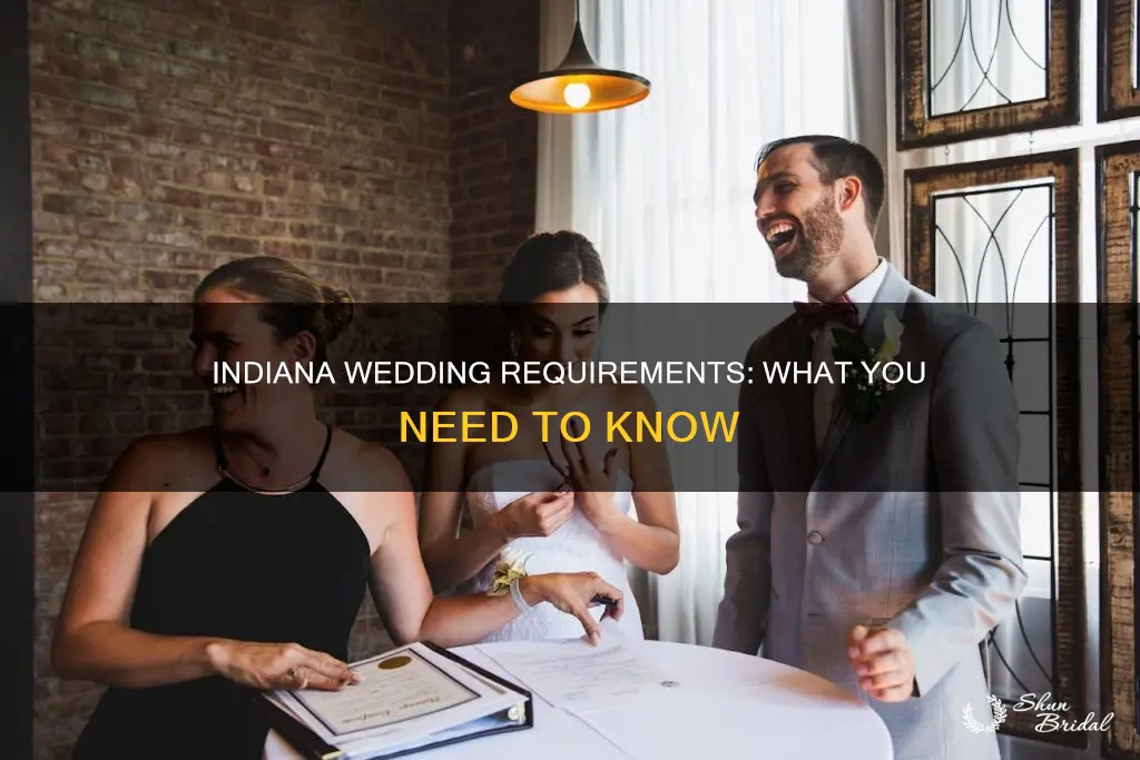 what is needed to perform a wedding in Indiana