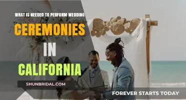 Essential Requirements for Officiating Legal Wedding Ceremonies in California
